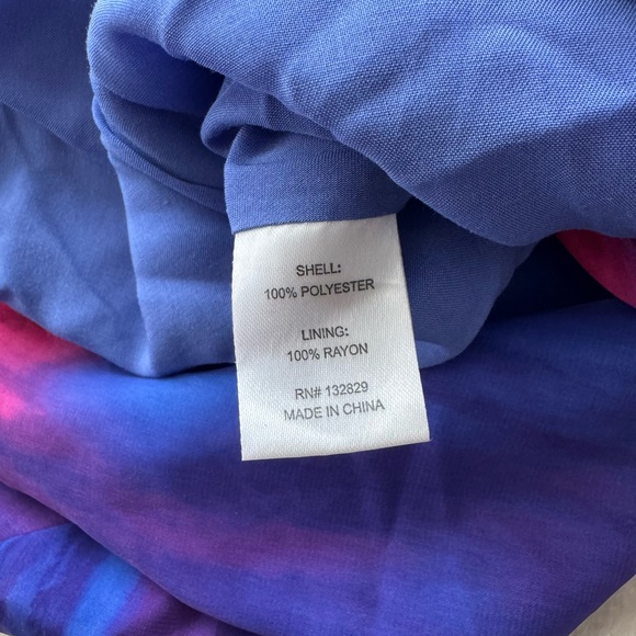 Majorelle NWOT Boston Midi Dress in Tye Dye Multi Size XS - Picture 8 of 10